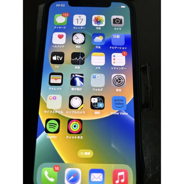 Apple(アップル)のジャンク　iphone12pro 128GB パシフィックブルー スマホ/家電/カメラのスマートフォン/携帯電話(スマートフォン本体)の商品写真