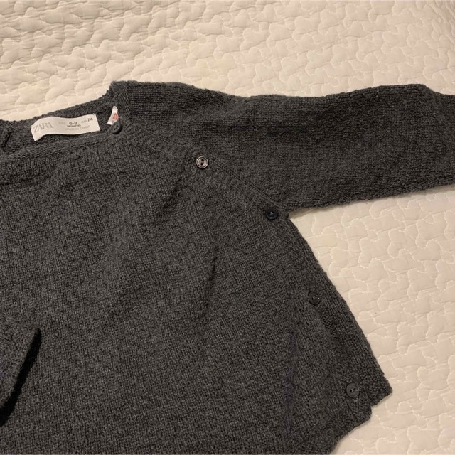 ZARA KIDS(ザラキッズ)の最終値下げ！ZARA BABY / テクスチャーセーター キッズ/ベビー/マタニティのベビー服(~85cm)(ニット/セーター)の商品写真