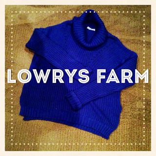 ローリーズファーム(LOWRYS FARM)のLOWRYSFARMタートルネックニット(ニット/セーター)