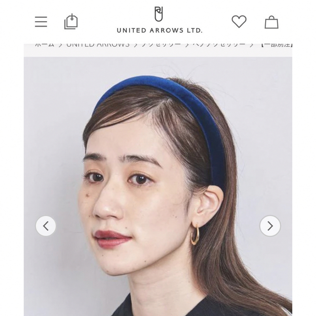 UNITED ARROWS(ユナイテッドアローズ)のfavori様専用【新品未使用】IRIS47 イリスフォーセブン レディースのヘアアクセサリー(カチューシャ)の商品写真