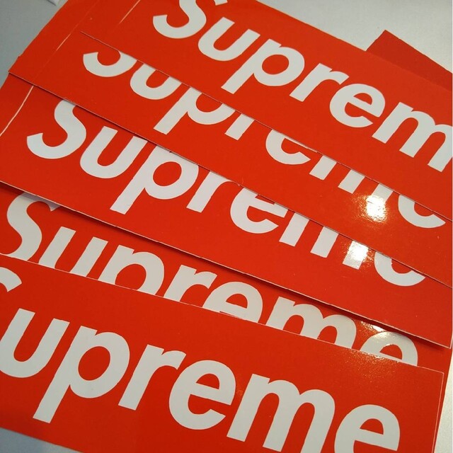 supreme シュプリーム ボックスロゴ ステッカー 5枚