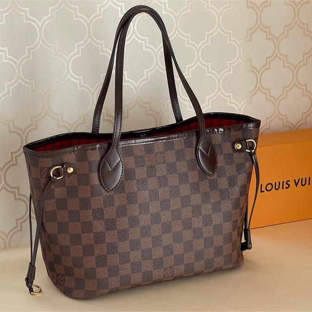 極美品　LOUIS VUITTON ヴィトン　ダミエ　ネヴァーフル　MM