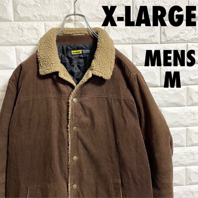 XLARGE(エクストララージ)のエクストララージ  コーディロイ　中綿ジャケット　メンズMサイズ メンズのジャケット/アウター(ブルゾン)の商品写真