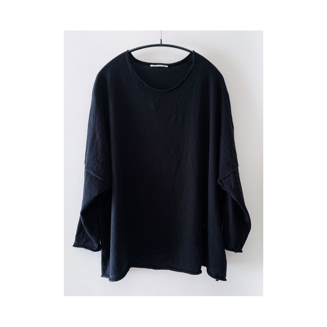 evam eva cotton cashmere wide pulloverレディース