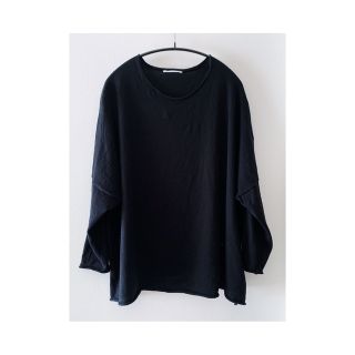 エヴァムエヴァ(evam eva)のevam eva cotton cashmere wide pullover(カットソー(長袖/七分))