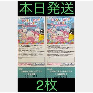 【送料込】ハーモニーランド パスポート 【2枚】(遊園地/テーマパーク)