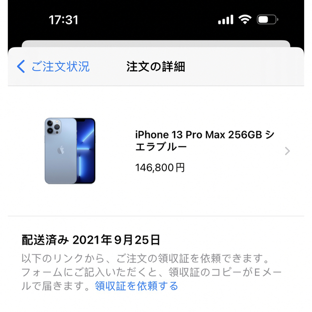 iPhone 13 Pro Max 256GB シエラブルー SIMフリー 3