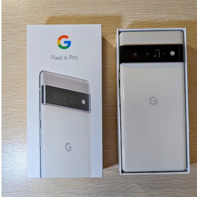 Google Pixel6 Pro Cloudy White 128 GBスマートフォン/携帯電話