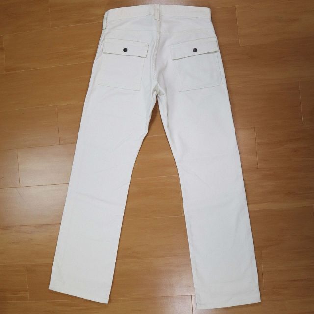 新品未使用 ジョンブル ブッシュパンツ ストレートシルエット アイボリー L