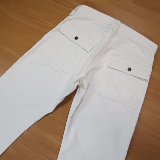 新品未使用 ジョンブル ブッシュパンツ ストレートシルエット アイボリー L