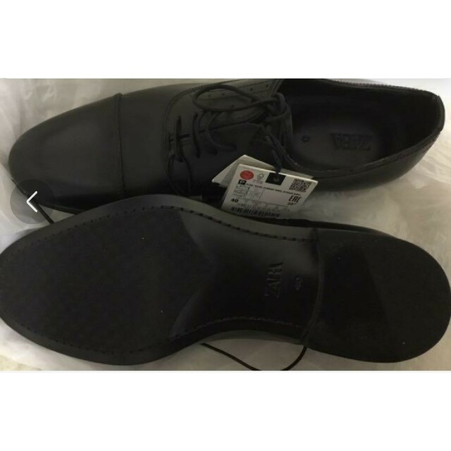 新品 ZARA ザラ 本革ブラウンシューズ 40（25.0～25.5㎝）