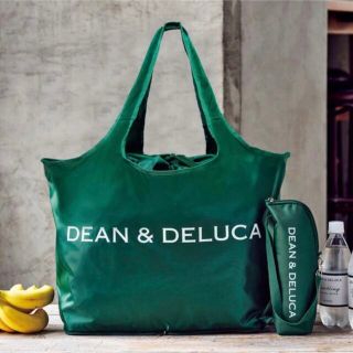 ディーンアンドデルーカ(DEAN & DELUCA)のDEAN&DELUCA レジかご買物バッグ&保冷ボトルホルダー(エコバッグ)