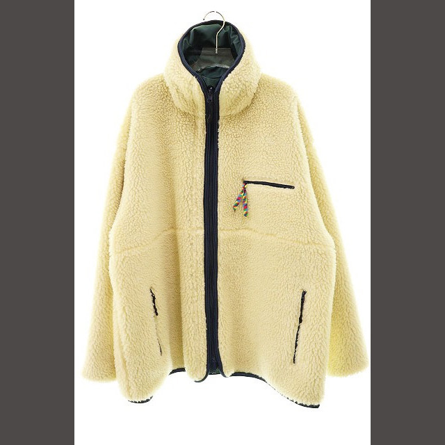 イズネス is-ness 18AW リバーシブル フリース ジャケット L 独特の