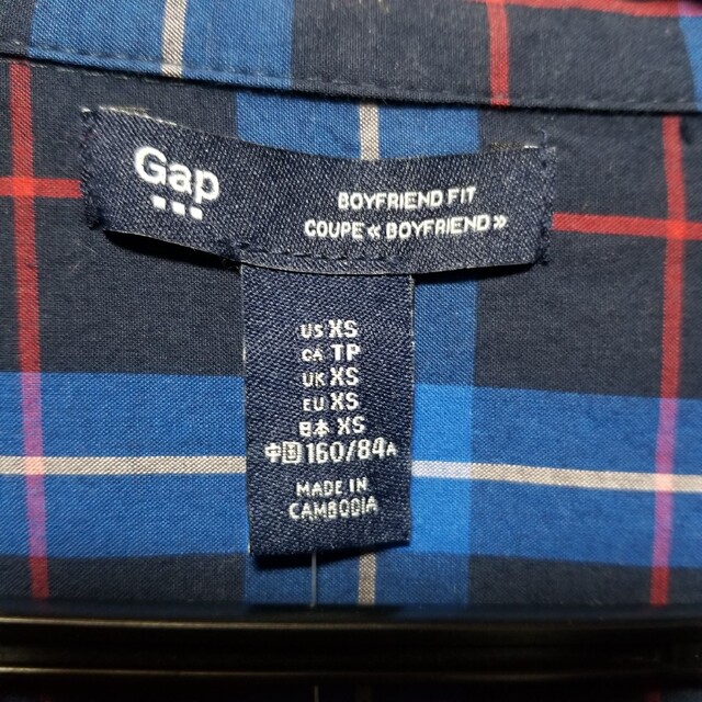 GAP(ギャップ)のGAP　長袖シャツ　160センチ　XS キッズ/ベビー/マタニティのキッズ服女の子用(90cm~)(Tシャツ/カットソー)の商品写真