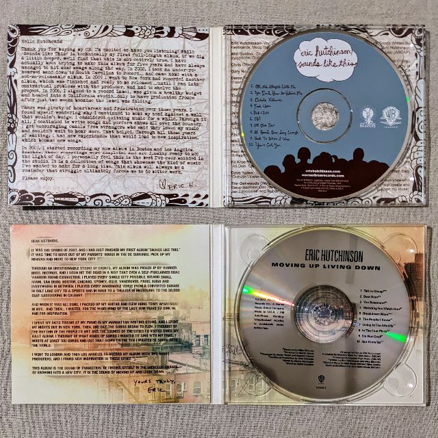 Eric Hutchinson / アルバム2枚セット エンタメ/ホビーのCD(ポップス/ロック(洋楽))の商品写真