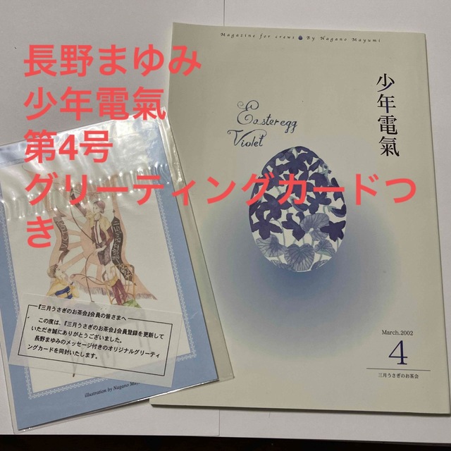 長野まゆみファンクラブ冊子「少年電氣」第4号 エンタメ/ホビーの本(文学/小説)の商品写真