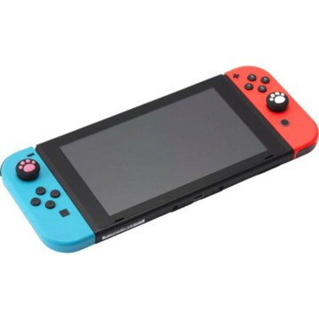 任天堂 スティック キャップ 2個セット SWITCH グリーン＋白 エンタメ/ホビーのゲームソフト/ゲーム機本体(家庭用ゲーム機本体)の商品写真