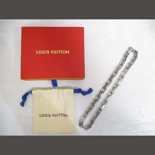 LOUIS VUITTON(ルイヴィトン)のルイヴィトン 美品 ネックレス コリエ チェーン モノグラム M00307 メンズのアクセサリー(ネックレス)の商品写真