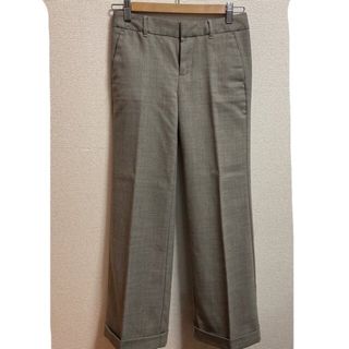 GAP - GAP ウール混り　センタープレス　ロングパンツ　00 ベージュグレー