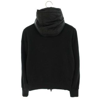 モンクレール MAGLIA CARDIGAN 袖ロゴデザインジップアップパーカー メンズ XS