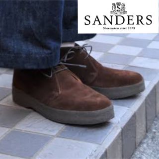 サンダース(SANDERS)のSANDERS 21AW BRIT CHUKKA スエード ブーツ　27.5cm(ブーツ)