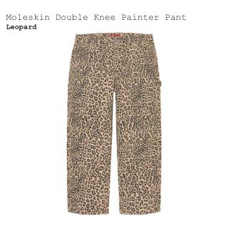 シュプリーム(Supreme)のsupreme Moleskin Double Knee leopard 32(ペインターパンツ)