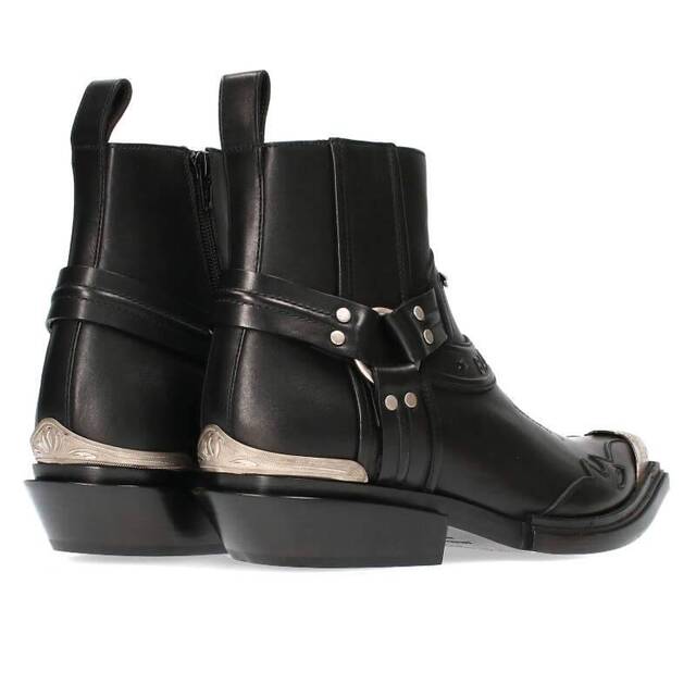 バレンシアガ NIKEL SANTIAG BOOTS ウエスタンハーネスブーツ メンズ