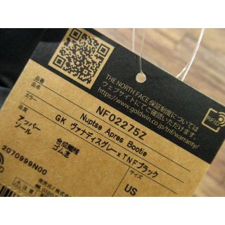 THE NORTH FACE - 新品 ノースフェイス NF02275Z ヌプシ ブーティー