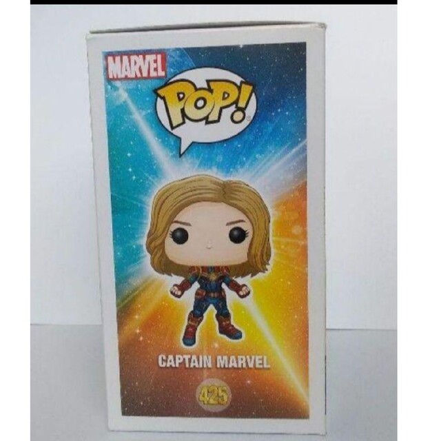 MARVEL(マーベル)のFUNKO POP ファンコポップ 425 　captain mar エンタメ/ホビーのおもちゃ/ぬいぐるみ(キャラクターグッズ)の商品写真