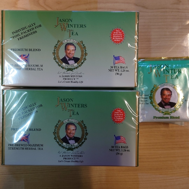 ジェイソンウィンターズティー 30包×2箱+10包 - 健康茶