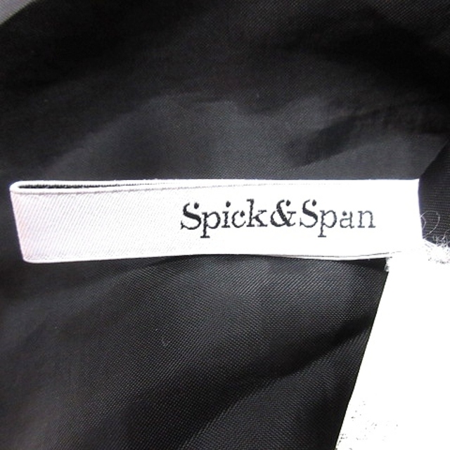 Spick & Span(スピックアンドスパン)のスピック&スパン Spick&Span フレアスカート ひざ丈 ナイロン 黒 レディースのスカート(ひざ丈スカート)の商品写真