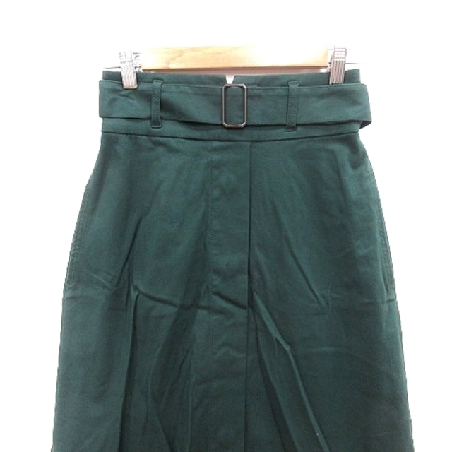 nano・universe(ナノユニバース)のナノユニバース タイトスカート ロング ウエストマーク 36 緑 グリーン レディースのスカート(ロングスカート)の商品写真