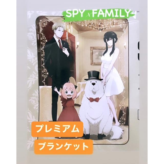 SPY×FAMILY スパイファミリー ブランケット ロージャー家 エンタメ/ホビーのおもちゃ/ぬいぐるみ(キャラクターグッズ)の商品写真