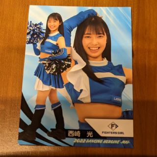 ホッカイドウニホンハムファイターズ(北海道日本ハムファイターズ)の西崎光 FIGHTERS GIRL レギュラーカード BBM チアリーダー(シングルカード)