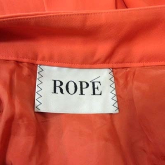 ROPE’(ロペ)のロペ フレアスカート ギャザー ひざ丈 36 オレンジ /YI レディースのスカート(ひざ丈スカート)の商品写真