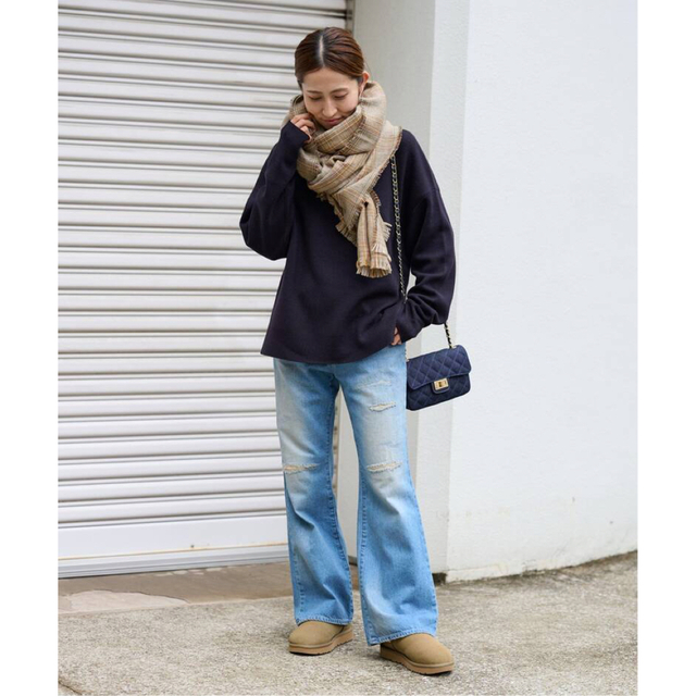 22AW THROW スロー ストール Deuxieme Classe チェック