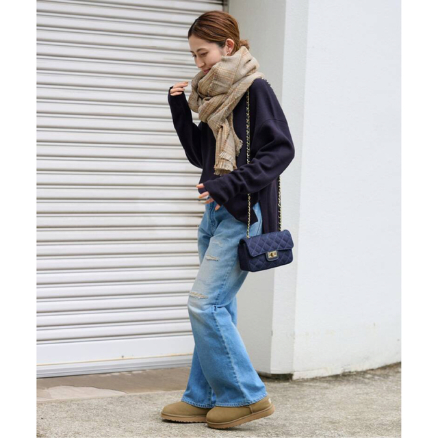 22AW THROW スロー ストール Deuxieme Classe チェック