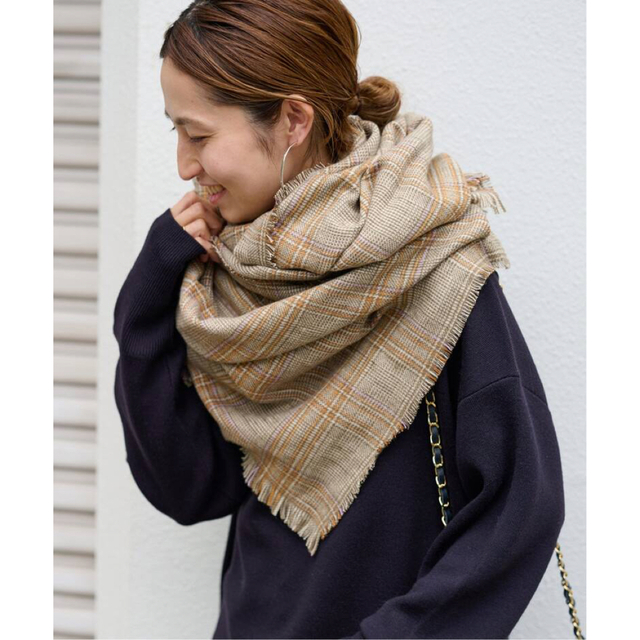 22AW THROW スロー ストール Deuxieme Classe チェック