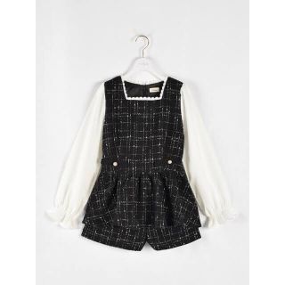 evelyn - ✨新品タグ付✨ evelyn エブリン 袖シフォン ツイード
