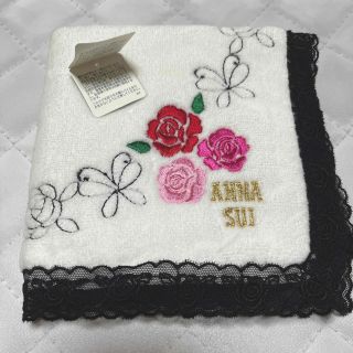 アナスイ(ANNA SUI)の新品タグ付き☆ANNA SUI タオルハンカチ(ハンカチ)