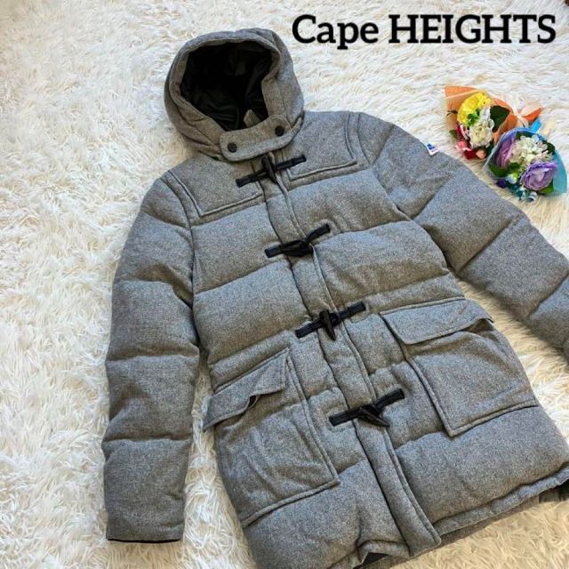 美品♪ Cape HEIGHTS ケープハイツ ダッフルダウンコート グレー S ファッションの 36.0%割引