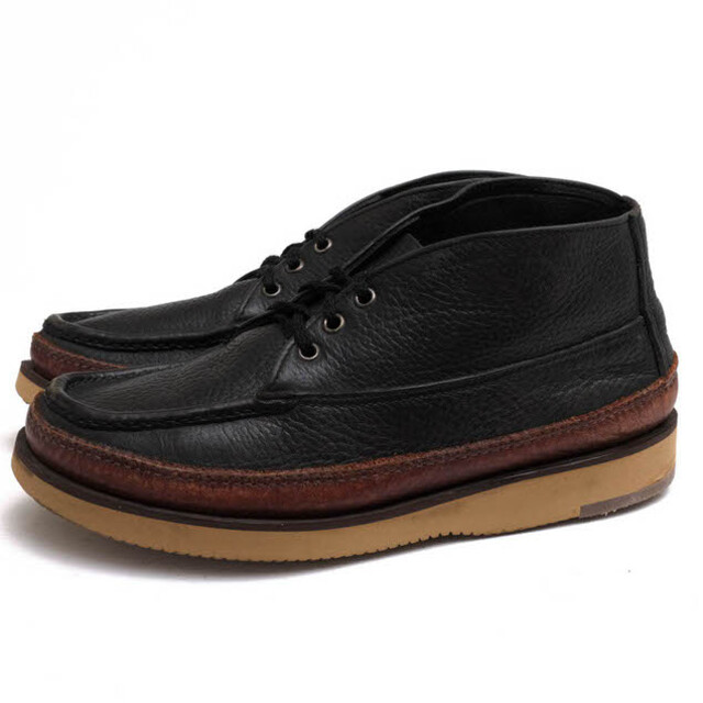 ラッセルモカシン／Russell Moccasin シューズ デッキシューズ 靴 メンズ 男性 男性用レザー 革 本革 ブラック 黒  Boat Shoe モカシン