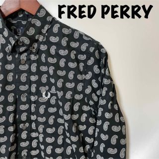 フレッドペリー(FRED PERRY)のFRED PERRY フレッドペリー ペイズリー柄 長袖シャツ 希少 総柄(シャツ)