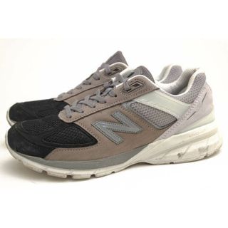 ニューバランス(New Balance)のニューバランス／NEW BALANCE シューズ スニーカー 靴 ローカット メンズ 男性 男性用レザー 革 本革 グレー 灰色  M990BM5(スニーカー)