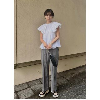 アメリヴィンテージ(Ameri VINTAGE)のアメリヴィンテージ LINE PIN TUCK STRAIGHT PANTS(カジュアルパンツ)