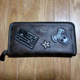 コーチ(COACH)のCOACH　長財布　ワッペン　難あり！(財布)