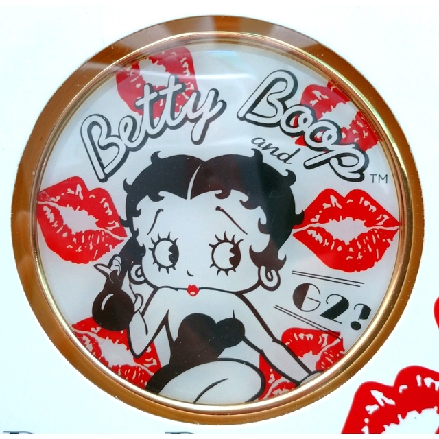 新品】Betty Boop ベティー ブープ コンパクト ミラー 鏡 2点