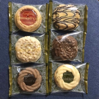 中山製菓　ロシアクッキー　6個(菓子/デザート)