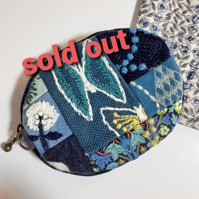 【SOLD】ミナペルホネン　ハンドメイド　ポーチ