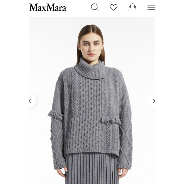 Weekend Max Mara(ウィークエンドマックスマーラ)のMaxmara weekend ウールハイネックニットXS レディースのトップス(ニット/セーター)の商品写真